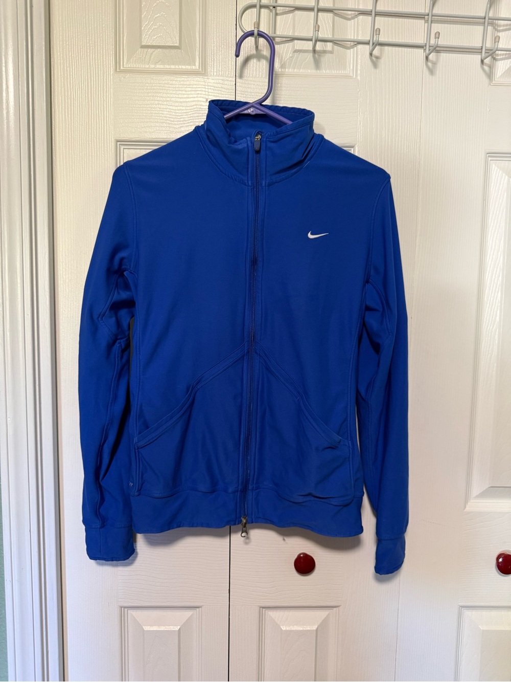 Nike Women’s Blue Full-Zip Athletic Jacket